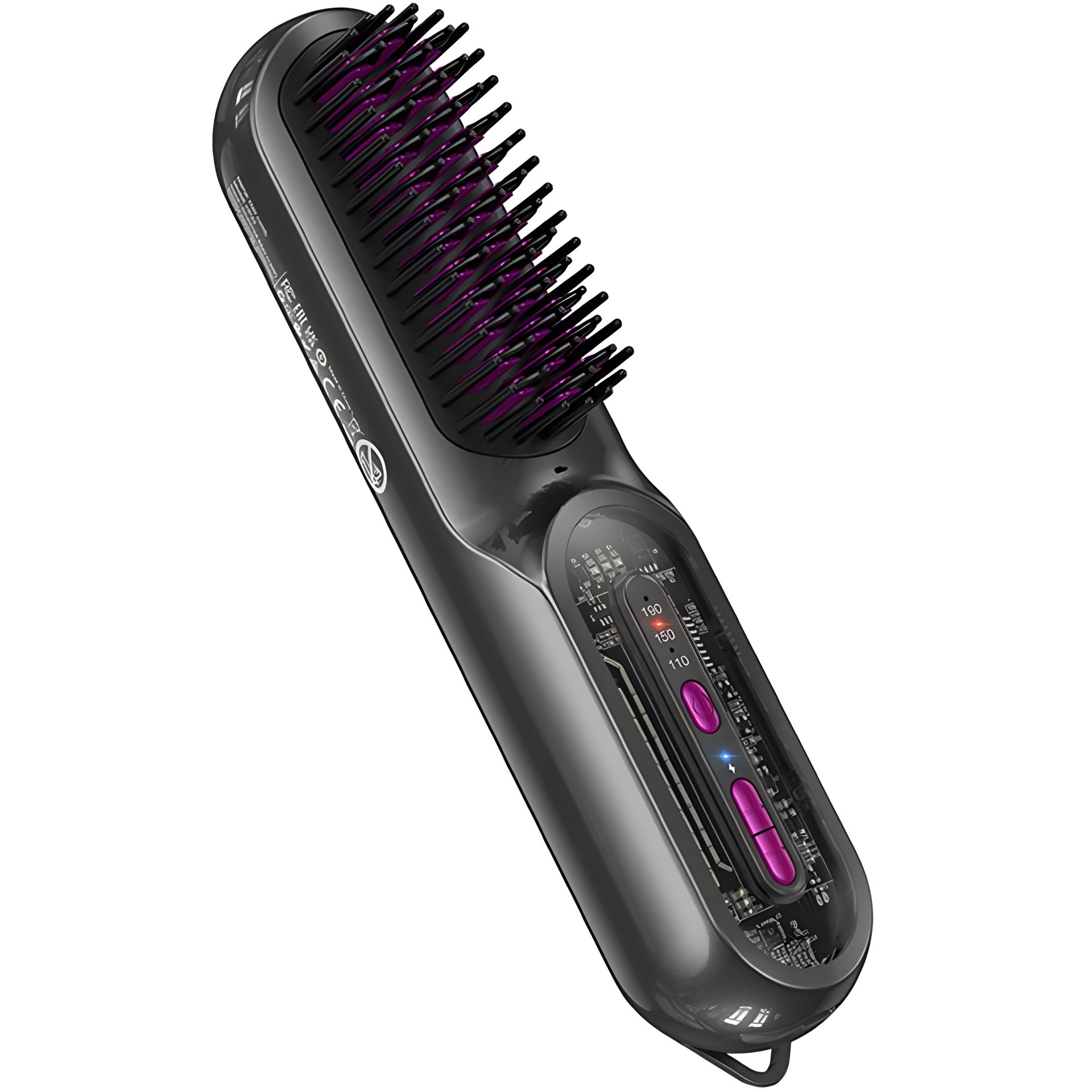 Hoco HP45 gray hair straightening electric brush Hoco HP45 gray hair straightening electric brush