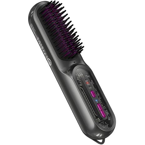 Hoco HP45 gray hair straightening electric brush
