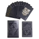 Игральные карты 54шт водостойкие пластиковые изнсостойкие Black Rose Игральные карты 54шт водостойкие пластиковые изнсостойкие Black Rose