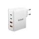 Зарядное устройство Essager 100W GaN QC 4.0, 2xType-c и 2xUSB, белое