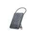 Hoco Q43 3-в-1 повербанк 10000mAh PD 20W серый металлик