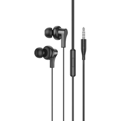 Hoco M114 вакуумные наушники с микрофоном, черные