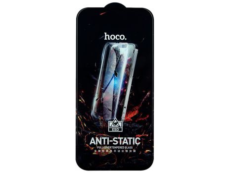 Hoco G10 HD Anti-static защитное стекло для Apple Iphone 14 Pro Max Черный, 25 шт