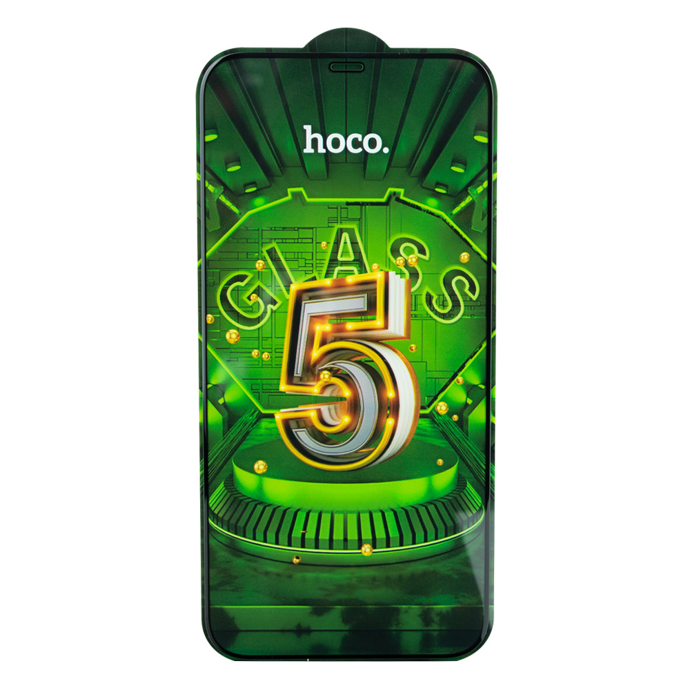 Захисне скло Hoco G12 5D для Apple Iphone 12 Pro Max 25 шт Чорний Захисне скло Hoco G12 5D для Apple Iphone 12 Pro Max 25 шт Чорний