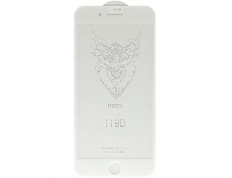 Защитное стекло HOCO DG1 (119D) для iPhone 7/8 в упаковке, белый