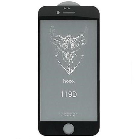 Стекло защитное HOCO DG1 (119D) iPhone 6+ в упаковке (черный)