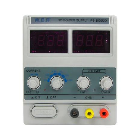 Лабораторный блок питания WEP PS-1502DD 15V, 2A, с автовосстановлением после КЗ