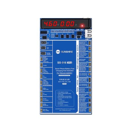 Sunshine SS-916 Ultra активатор аккумуляторов для iPhone 6 - 16 Pro Max / Samsung / Huawei / Xiaomi