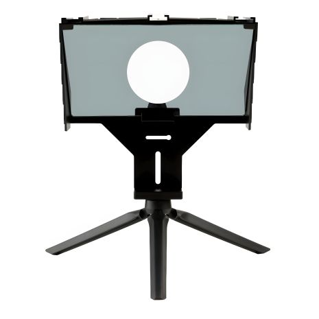Pro Teleprompter for Phones and Cameras with Remote, Black