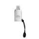 Адаптер переходник Hoco UA10 MicroUSB to USB 3.0 (F) серебристый Адаптер переходник Hoco UA10 MicroUSB to USB 3.0 (F) серебристый