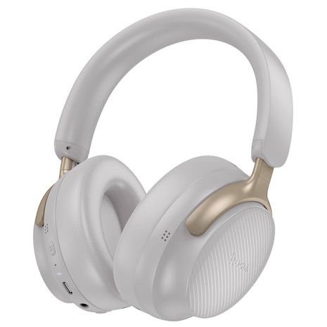 Накладні навушники HOCO Tone W53 Plus, активне шумозаглушення, Bluetooth 5.4, 800mAh, 90 год., Type-C, AUX, сірий