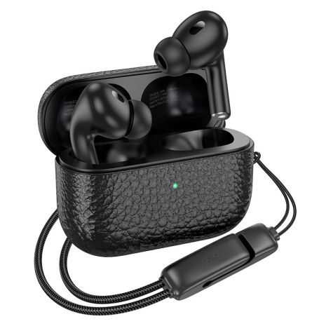 HOCO Duke EQ9 Plus Вакуумні навушники, True Wireless, ANC, Noise Reduction, BT5.3, 40mAh, 300mAh, 7h, 28h, Black