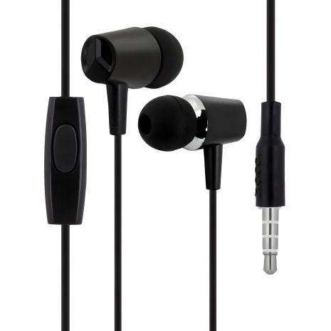 Чёрные наушники Hoco M34 с микрофоном