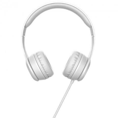 HOCO W21 Wired On-Ear Headphones, 1.2 m with mic grey