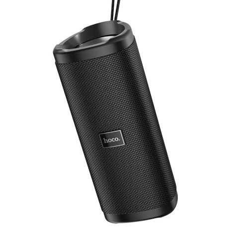 Колонка бездротова Hoco HC4, IPX5, BT5.0, TWS, AUX, FM, TF, USB, 5W, 1500mAh, 3h, чорна Колонка бездротова Hoco HC4, IPX5, BT5.0, TWS, AUX, FM, TF, USB, 5W, 1500mAh, 3h, чорна