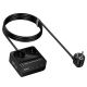 HOCO Descanso сетевой удлинитель с двумя розетками PD зарядное устройство AC27 (2M) (1USB/2Type-C, 30W/3A), чёрный