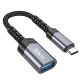 Hoco UA24 Hub Multiadapter, Type-C to USB 3.0, grey