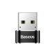Baseus адаптер USB Male To Type-C Female Adapter Converter Black CAAOTG-01