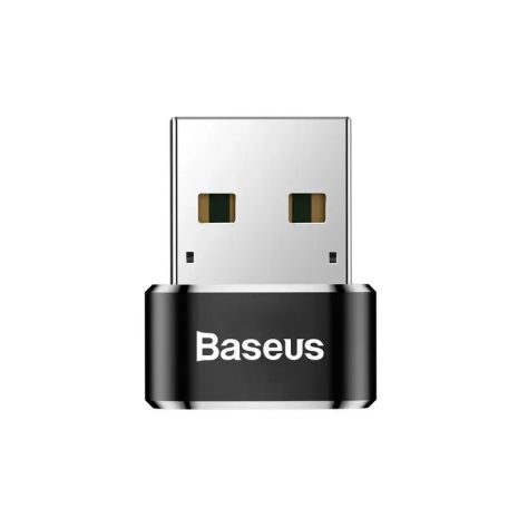 Baseus адаптер USB Male To Type-C Female Adapter Converter Black CAAOTG-01