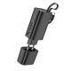 Зарядное устройство Hoco J148 с встроенной Power Bank 5000mAh PD 20W + кабель Type-C черное