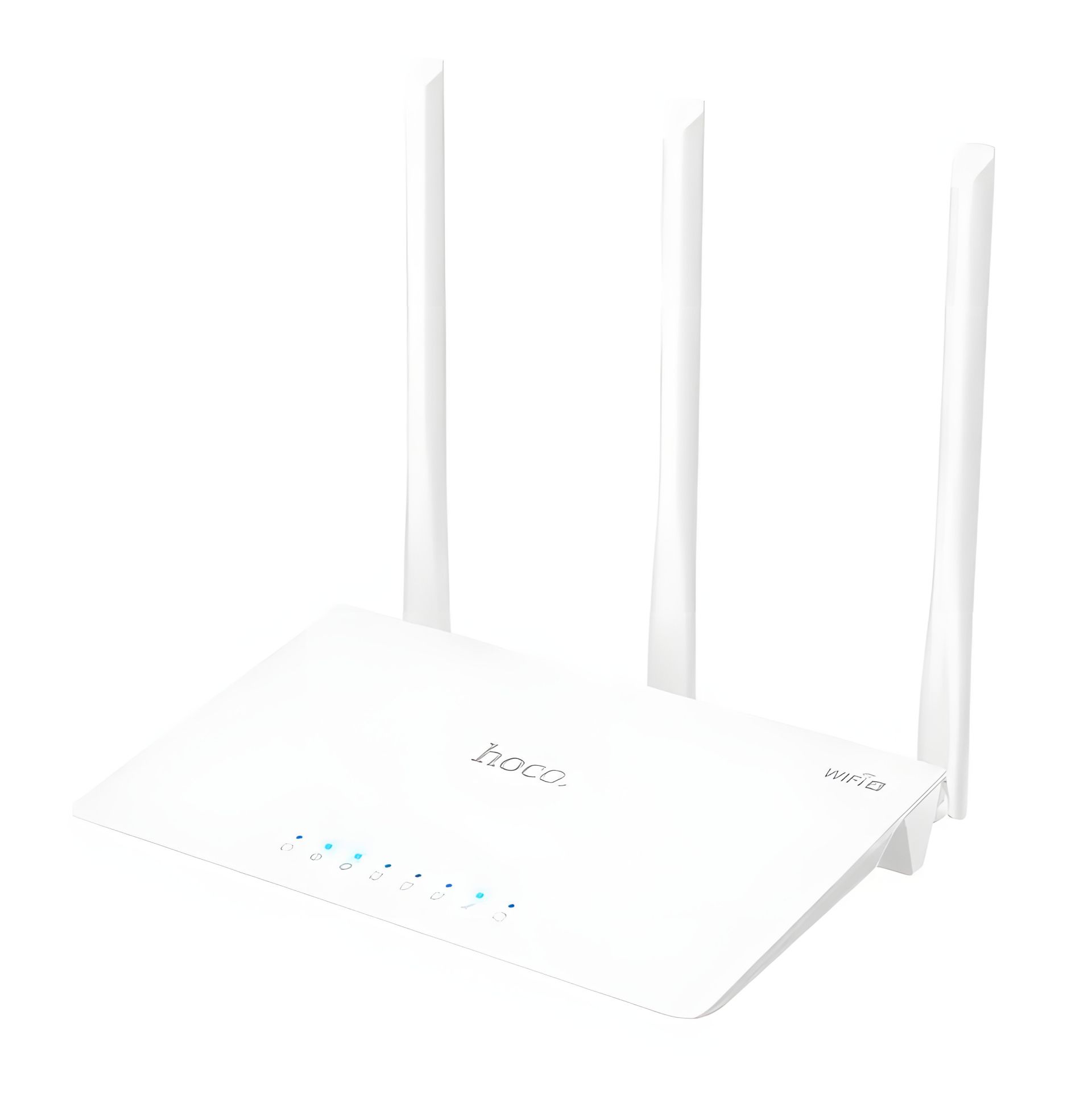 Маршрутизатор (роутер) HOCO HI30 WiFi4 белый Маршрутизатор (роутер) HOCO HI30 WiFi4 белый