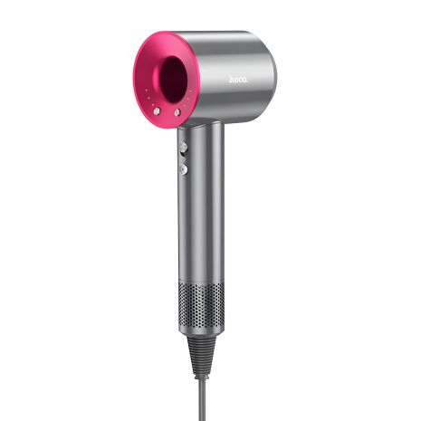 Фен для волос Hoco HP11 розовый красный
