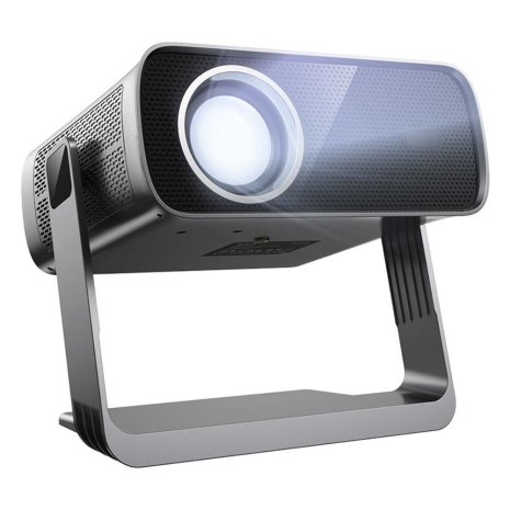 Проектор HOCO Smart electric focus projector DT5 (1080P Android version) DT5 |WiFI 2.4+5G, BT 5.0, 1AV/2USB/2HDMI| grey