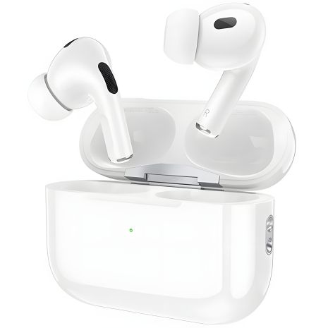 Бездротові навушники Hoco EW90, вакуумні, TWS, ANC, BT5.4, 30mAh, 300mAh, 4h, 20h, white