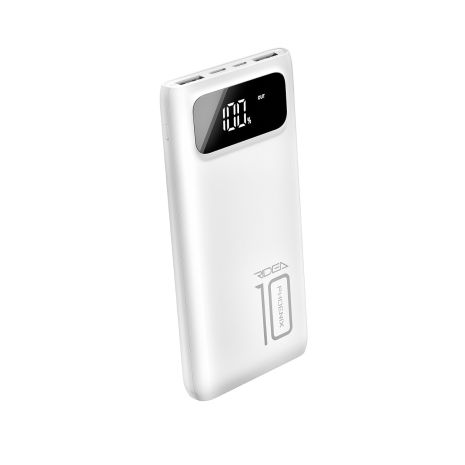Ridea RP-D10L Phoenix10 PowerBank 10W Digital Display + Lamp 10000mAh White