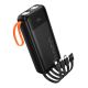 Повербанк Hoco J151A Spirit, 20000mAh, dual lighting four-cable, 10W, Чорний