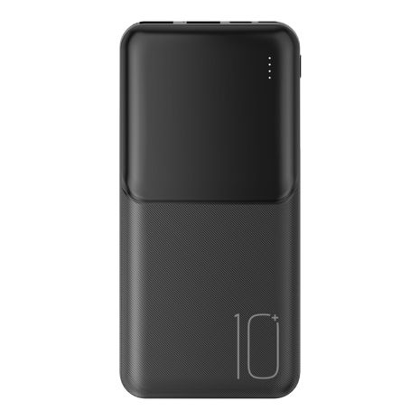 Повербанк XO PR251 Mobile Power с подсветкой 10000 mAh Черный