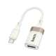 Адаптер переходник Hoco UA39A Type-C to USB 3.0 apricot