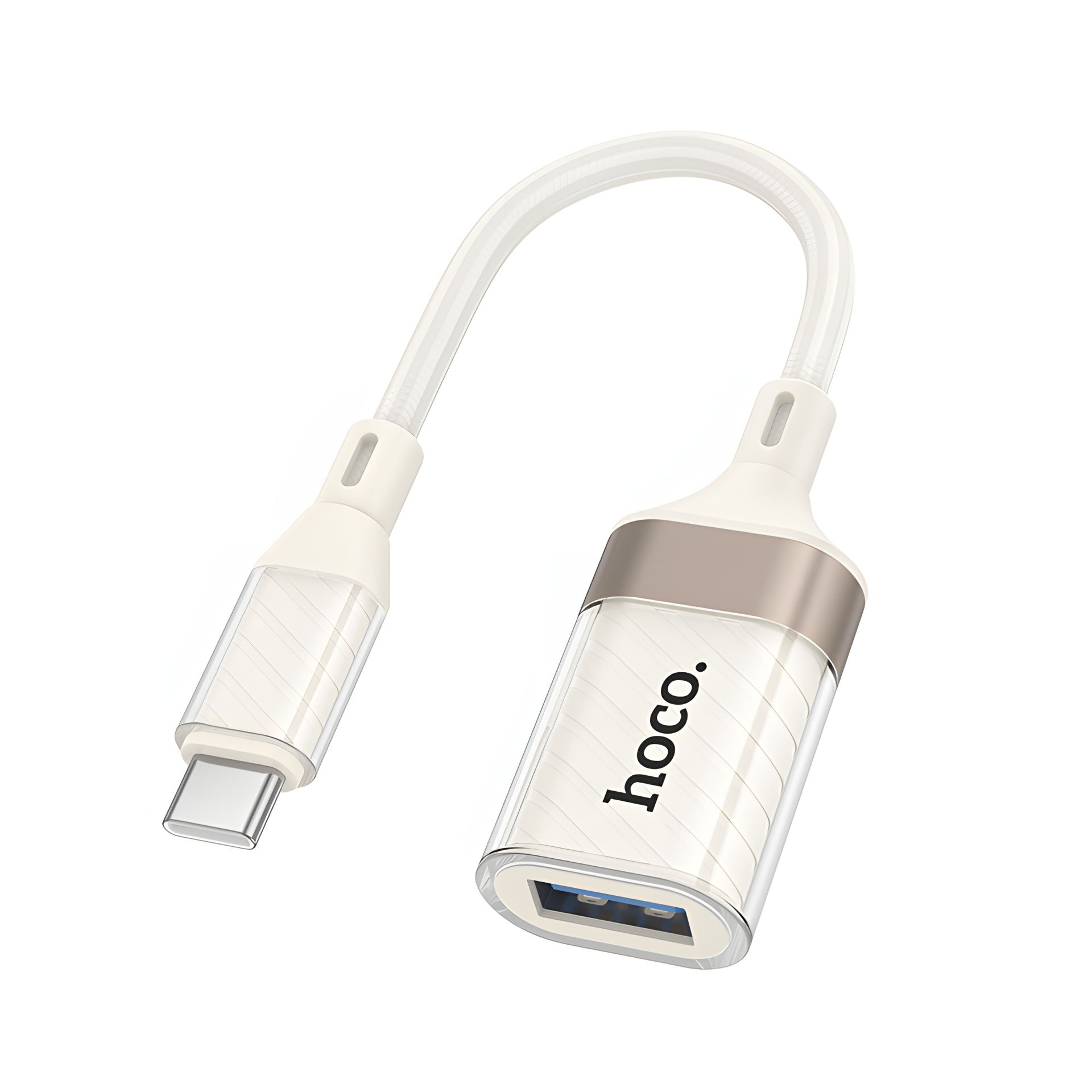 Перехідник Hoco UA39A Type-C to USB 3.0, apricot Перехідник Hoco UA39A Type-C to USB 3.0, apricot