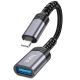 Перехідний адаптер Hoco UA39, Lightning to USB 2.0, apricot Перехідний адаптер Hoco UA39, Lightning to USB 2.0, apricot