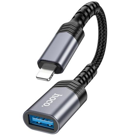 Адаптер Hoco UA39 Lightning на USB 2.0 абрикосовый