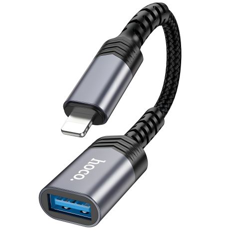 Адаптер Hoco UA39 Lightning на USB 2.0 абрикосовый