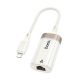 Hoco UA41A Lightning to RJ-45 100 Mbps Adapter (Apricot)