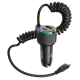 Автомобільний зарядний пристрій Hoco NZ17A USB/2 Type-C PD 50W з кабелем Type-C black Автомобільний зарядний пристрій Hoco NZ17A USB/2 Type-C PD 50W з кабелем Type-C black