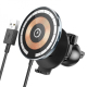 Зарядний пристрій Hoco CW42 Discovery Edition Magnetic Car MagSafe/15W чорний Зарядний пристрій Hoco CW42 Discovery Edition Magnetic Car MagSafe/15W чорний