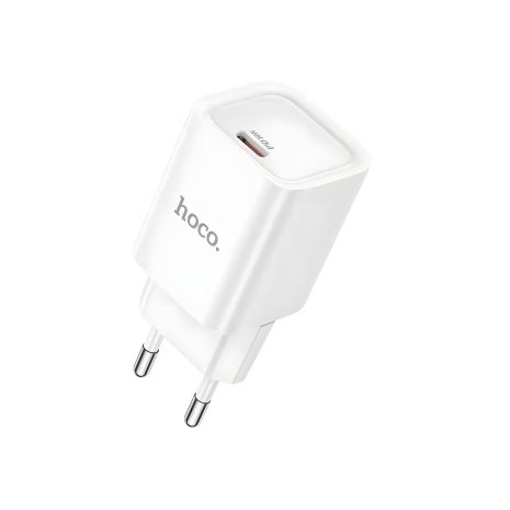 Зарядное Сетевое Устройство Hoco 1USB-C C148A PD/QC 30W Белый Зарядное Сетевое Устройство Hoco 1USB-C C148A PD/QC 30W Белый