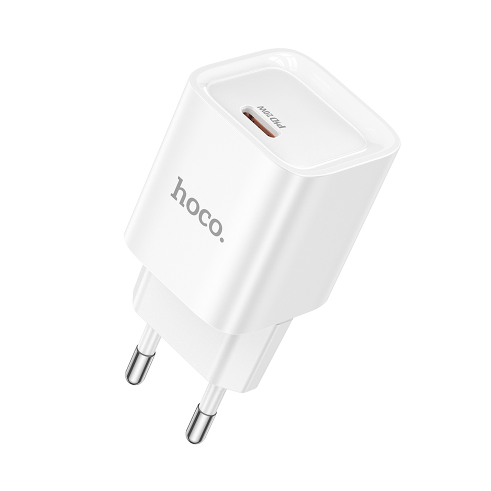 Сетевое Зарядное Устройство Hoco C146A 1USB-C PD/QC 20W Белый Сетевое Зарядное Устройство Hoco C146A 1USB-C PD/QC 20W Белый