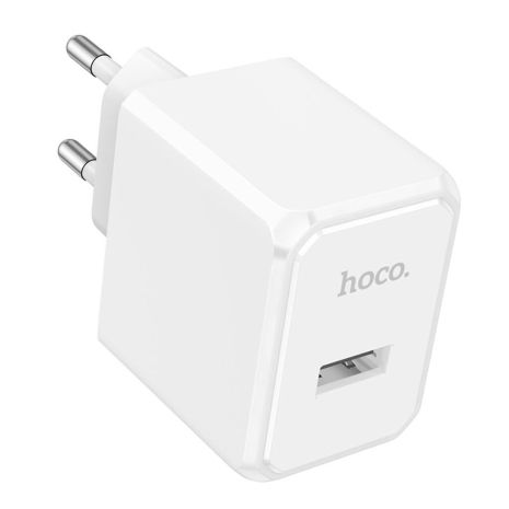Hoco CS11A Сетевое Зарядное Устройство 1USB 2.1A белое