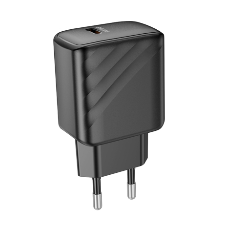 Сетевое Зарядное Устройство Hoco CS22A 1USB-C PD/QC 30W Черный