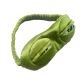 Креативна маска для сну 3D SAD FROG Green