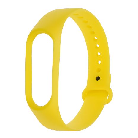 Ярко-желтый силиконовый ремешок для Xiaomi Mi Band 3/4 № 31 Ярко-желтый силиконовый ремешок для Xiaomi Mi Band 3/4 № 31