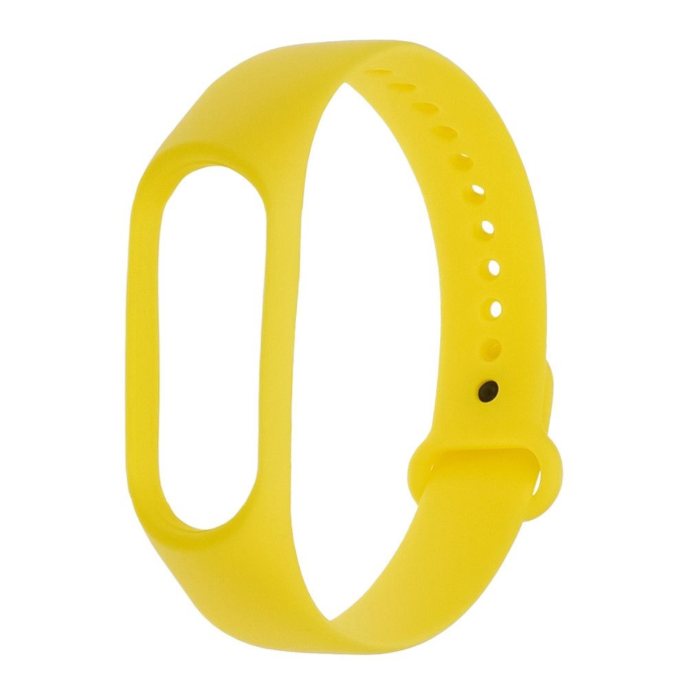 Силіконовий ремінець для Xiaomi Mi Band 3, 4, № 31, яскраво-жовтий Силіконовий ремінець для Xiaomi Mi Band 3, 4, № 31, яскраво-жовтий