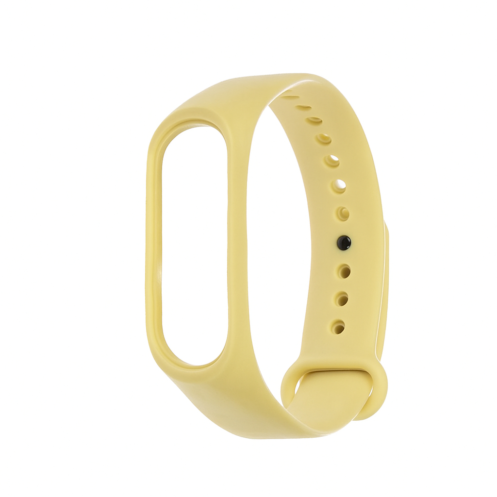 Ремешок силиконовый для Xiaomi Mi Band 3/ 4 № 26 жёлто-зелёный Ремешок силиконовый для Xiaomi Mi Band 3/ 4 № 26 жёлто-зелёный