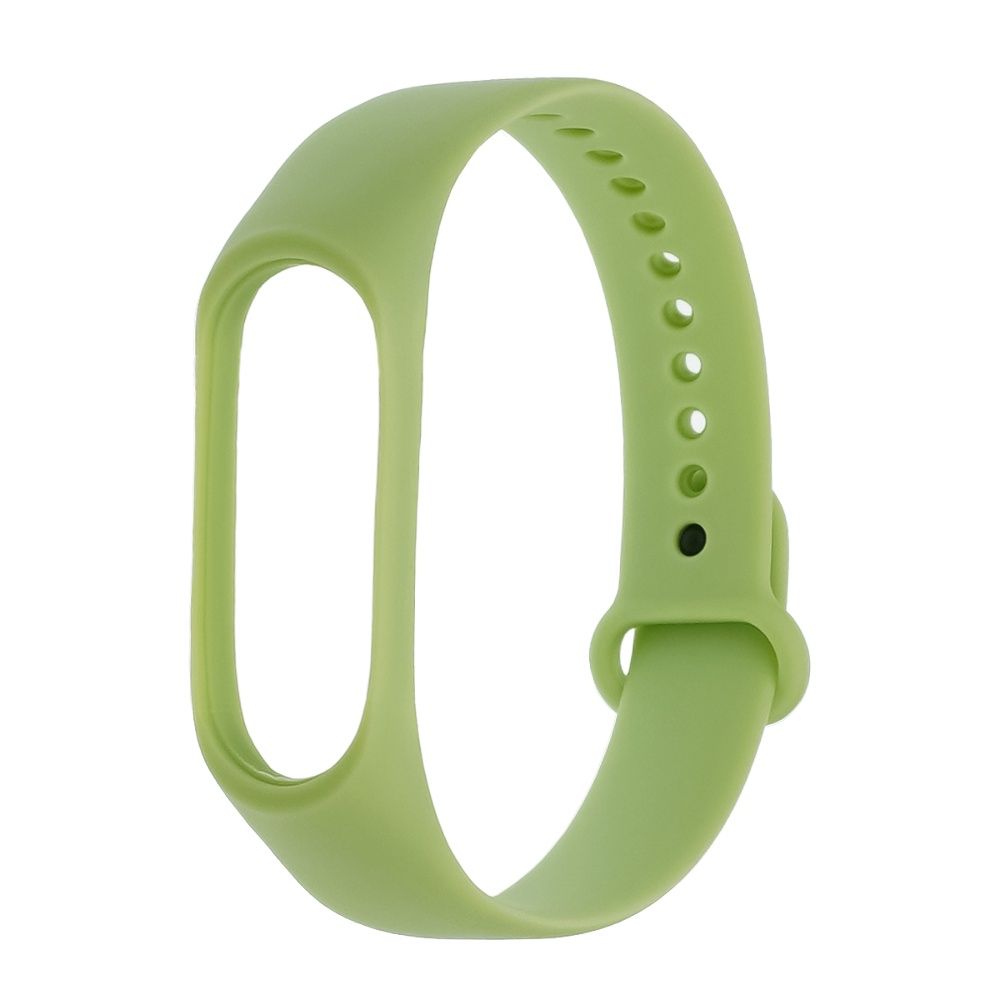 Силіконовий ремінець для Xiaomi Mi Band 3, 4, № 27, світло-зелений Силіконовий ремінець для Xiaomi Mi Band 3, 4, № 27, світло-зелений