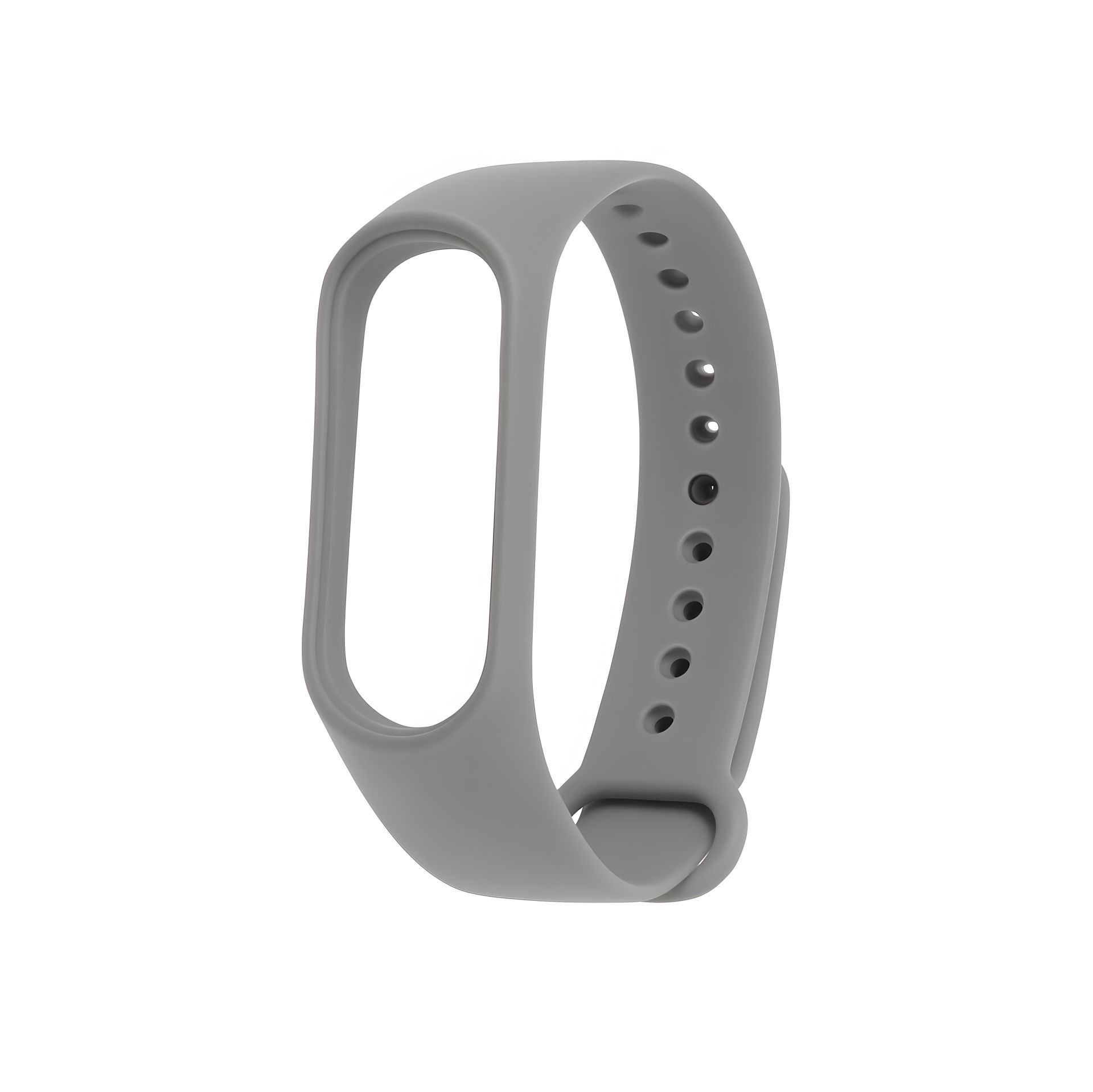 Ремінець силіконовий для Xiaomi Mi Band 3, 4, сірий № 10 Ремінець силіконовий для Xiaomi Mi Band 3, 4, сірий № 10