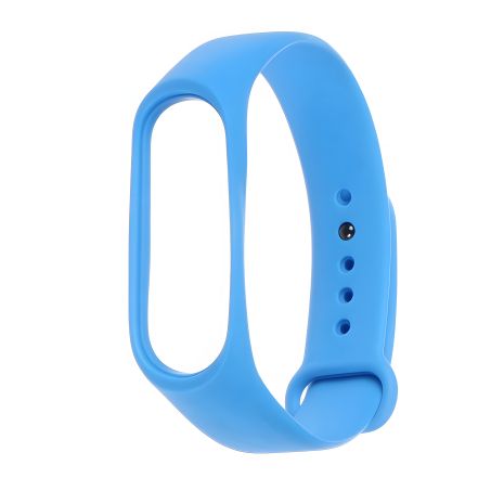 Силиконовый ремешок для Xiaomi Mi Band 3/4 №15 голубой